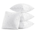 Pack of 4 18x18 Outdoor Square Pillow Inserts Sofa Garden