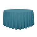Round Tablecloth, 120 Inch, Teal