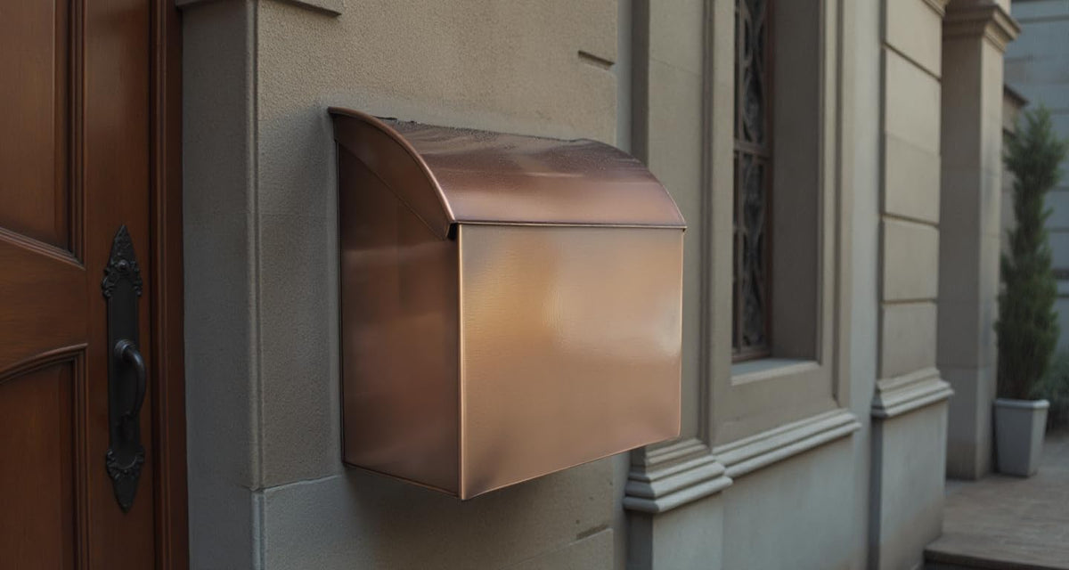 Baxter Extra Large Capacity Mailbox - Extra Large Mailboxes Wall Mount, Rust Resistant Galvanized Metal Mailbox