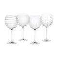 Cheers Balloon Goblet Wine Glass, 24.5-Ounce, Set of 4, Transparent