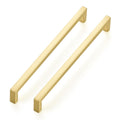 Brushed Gold Cabinet Handles Solid Cabinet Pulls 7-1/2 Inch 30 Pack