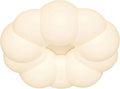 Cream Cloud Flush Mount Ceiling Light, White Petal LED Bedroom Lamp, Flower Shape Fixture for Kids Room, Nursery