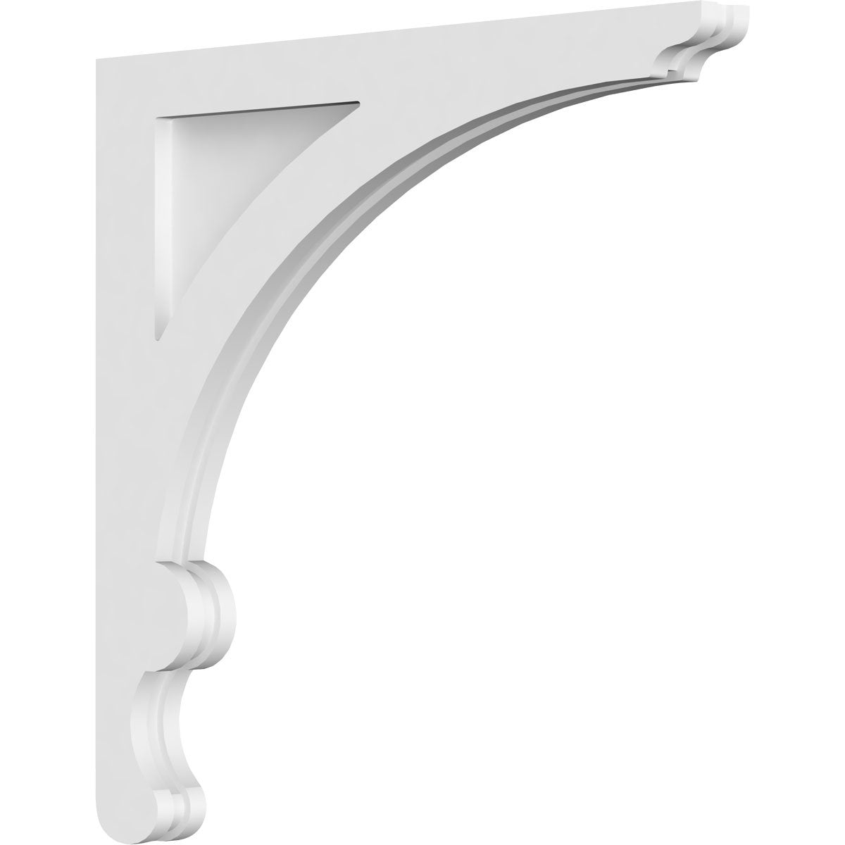 1 7/8"W X 22"D X 22"H Legacy Architectural Grade PVC Corbel