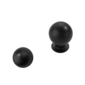 10 Pack 1.1 Inch Matte Black Cabinet Knobs Small Ball Kitchen Cabinet Hardware Drawer Knobs Pulls for Drawers.