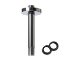 8 Inch Shower Arm with Flange, Ceiling Mounted Shower Head Extension Arm, 1/2 NPT Straight Arm for Rain Shower Head
