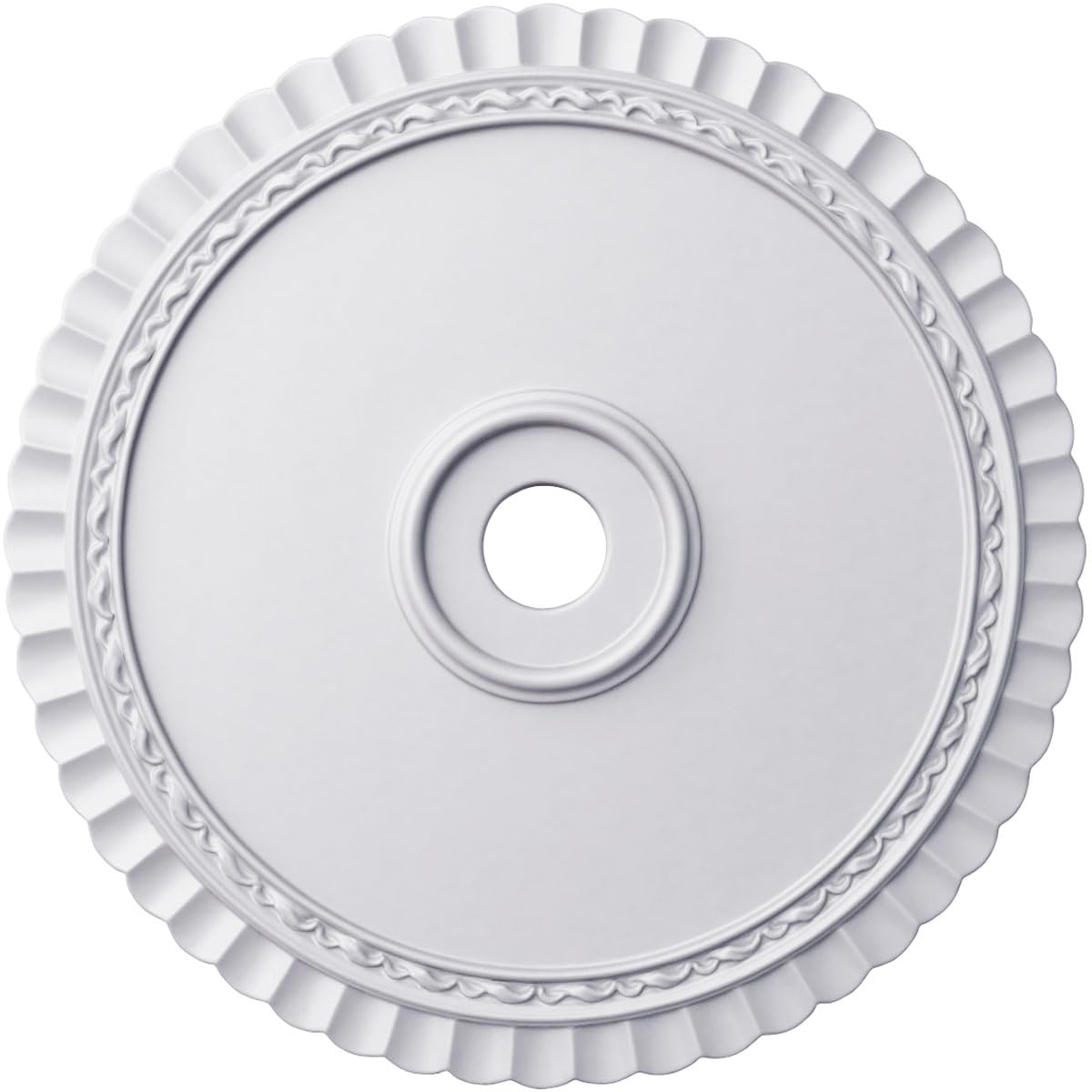 Blake Ceiling Medallion, 23 5/8"OD x 1"P, Factory Primed