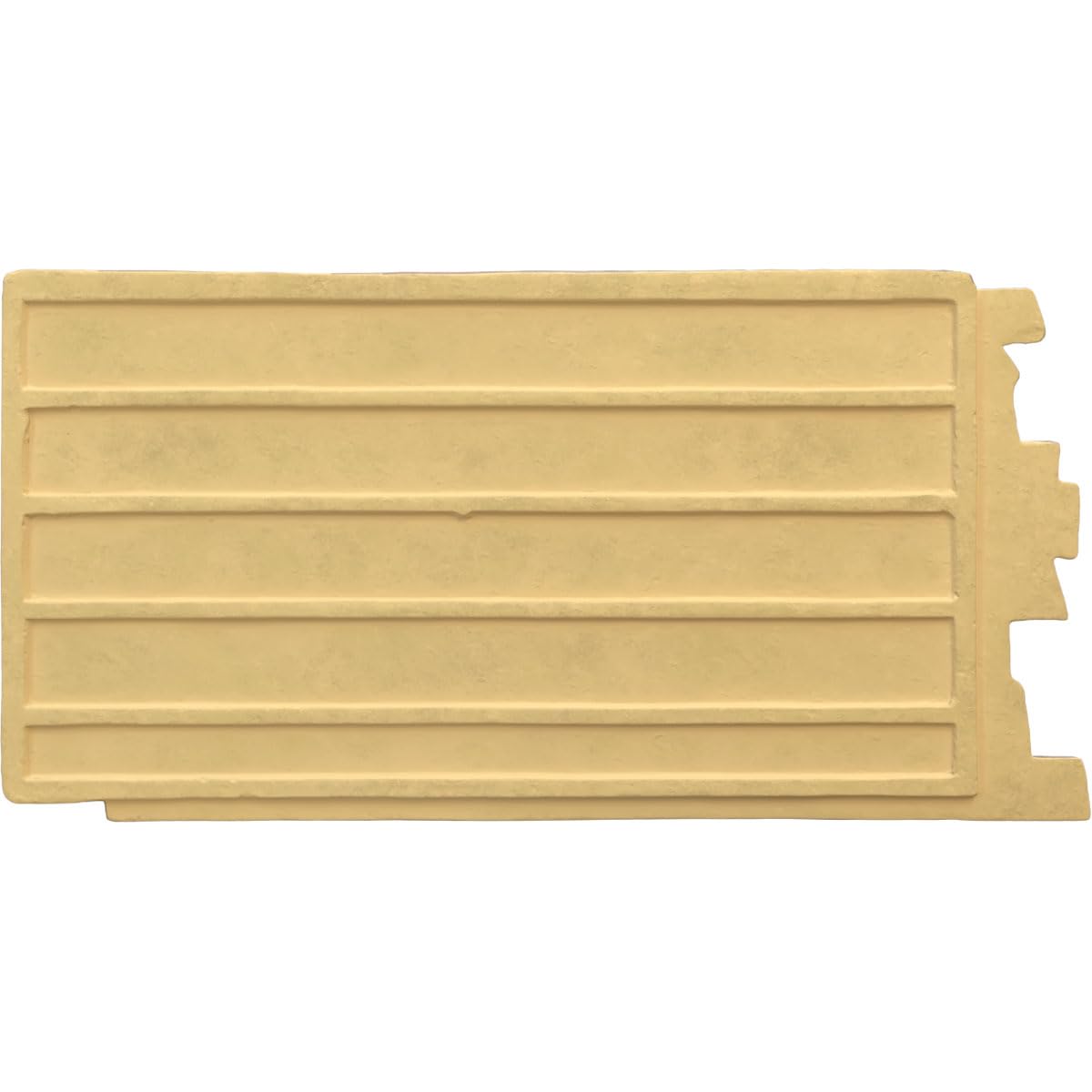 EverStone Canyon Ridge Faux Stone Panel, 45 3/4"W x 24 1/2"H x 1 1/4"D, Linen Graphite Color