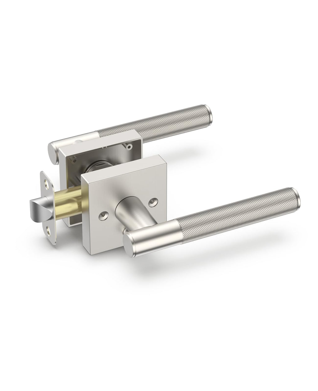1 Pack Brushed Brushed Satin Nickel Interior Door Handles