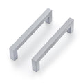 Grey Square Cabinet Handles Drawer Pulls,5 Inch,60 Pack