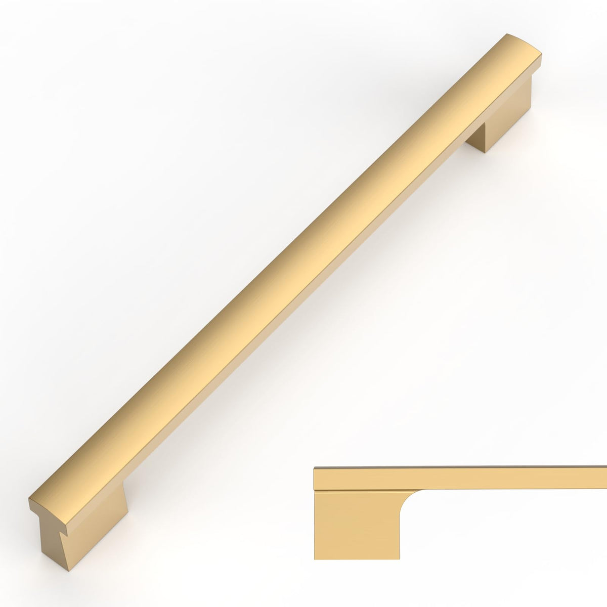 10 Pack Champagne Bronze Cabinet Pulls 7.5 Inch(192MM) Hole Centers Kitchen Cabinet Handles Hardware Kitchen Handles