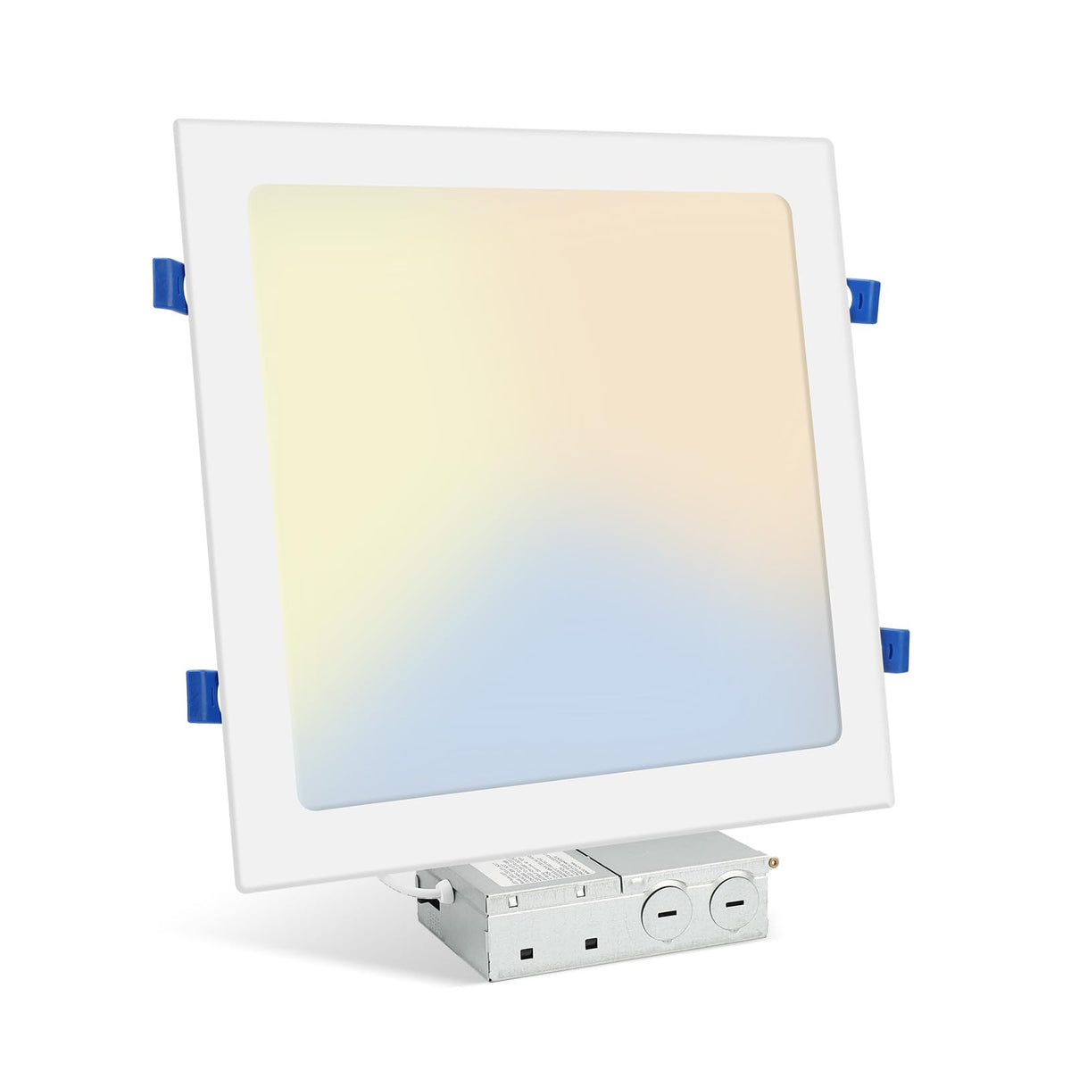 12 Inch Square LED Recessed Lighting, 24W, 5CCT, Ultra-Thin