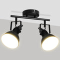 Black Track Light Directional Ceiling Spotlight, E26 Base