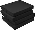Outdoor Chair Cushions Set of 4,Waterproof Patio Cushions for Outdoor Furniture with Ties and Hidden Zipper,Memory