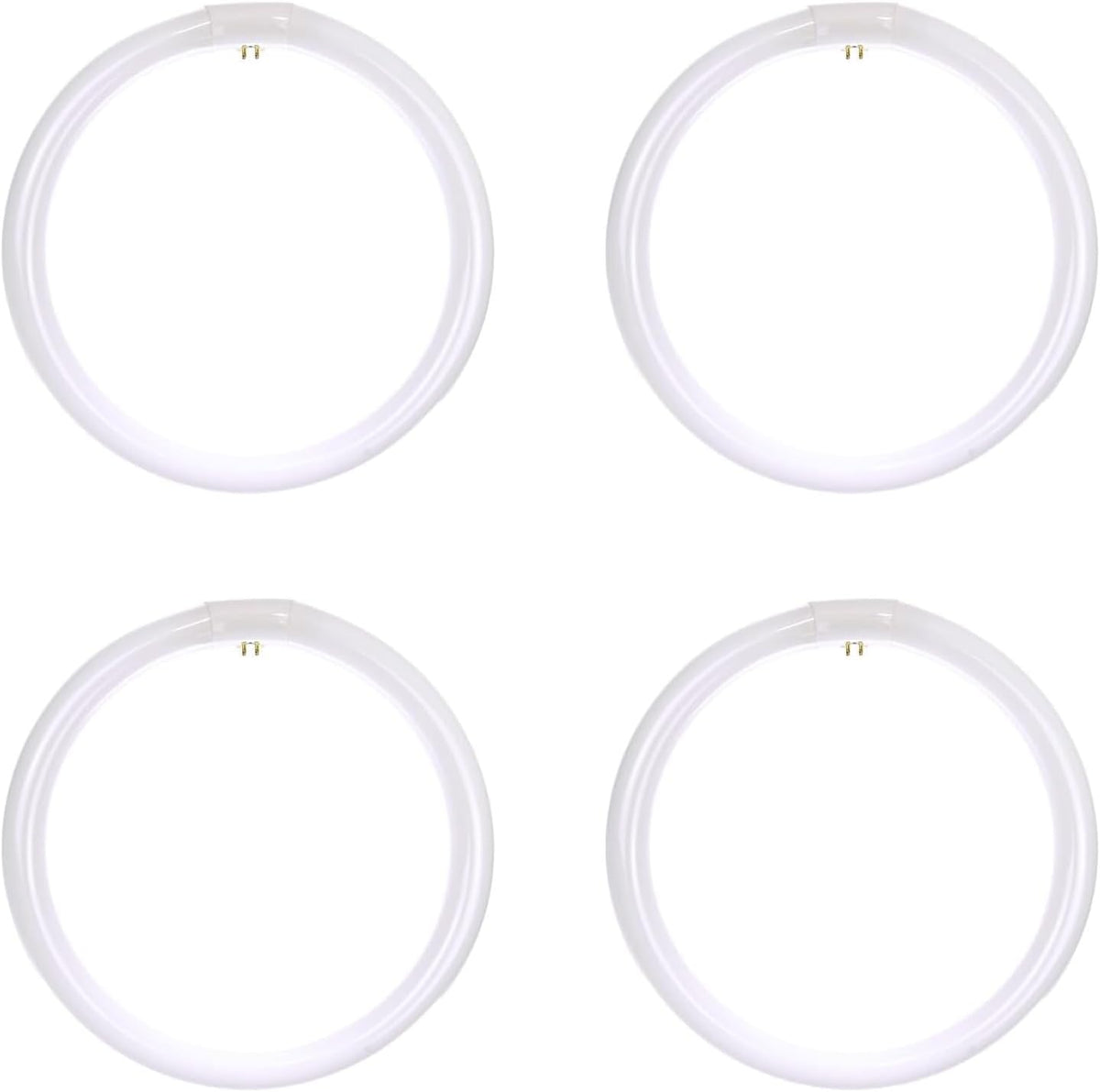 12 Inch Fluorescent Circular Light Bulb 32W 2100 Lumens 4100K Cool White G10Q 4-Pin Base RoHS Compliant