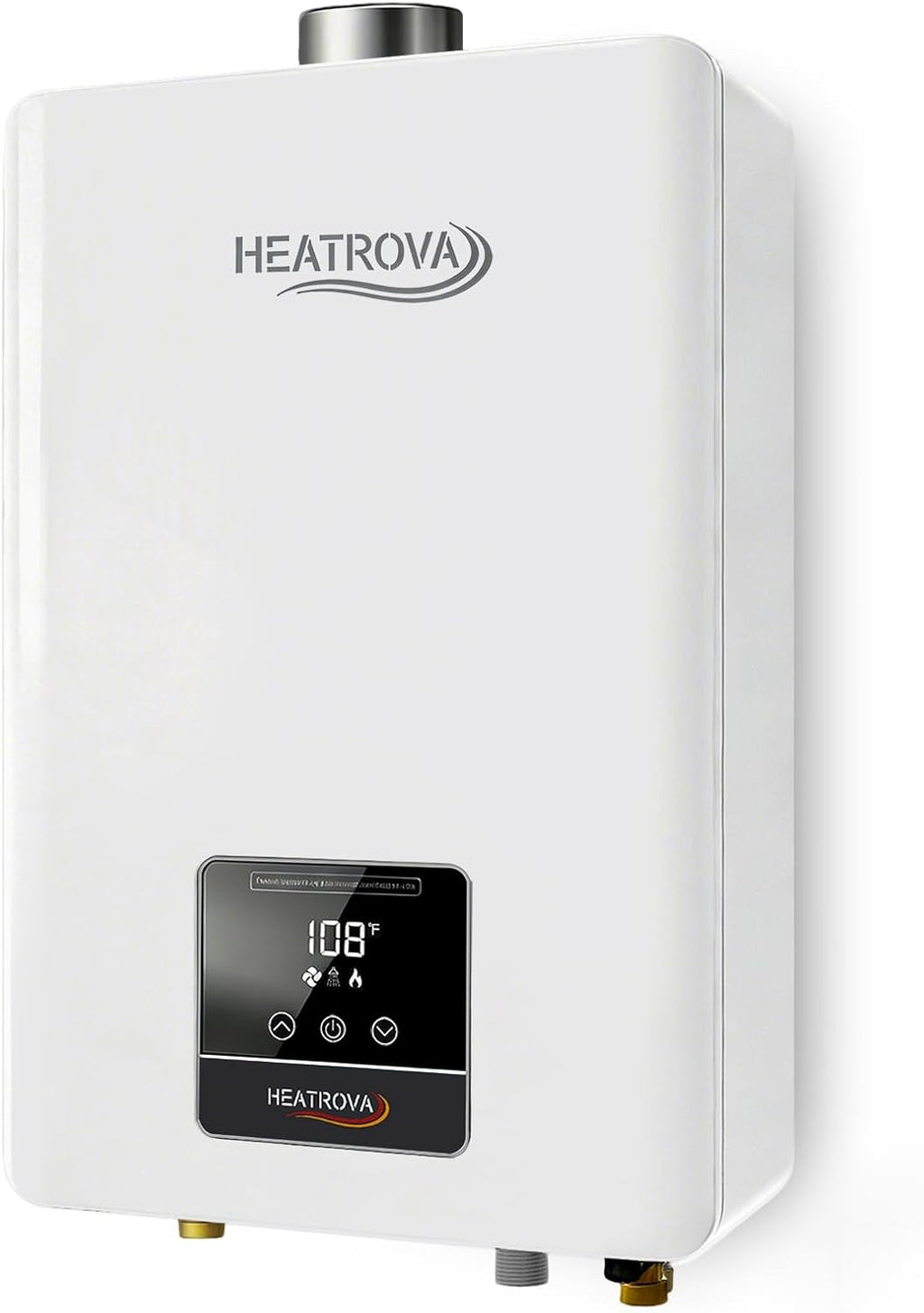Natural Gas Tankless Water Heater Indoor, HeatRova 4.3 GPM 102, 000 BTU, Instant Hot Water, Constant Temperature