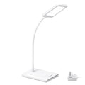 Desk Lamp, Dimmable Eye-Caring Table Lamp, Memory Function, White
