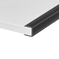 Rubber Edge Trim, Self-Adhesive U Channel Edge Protector for Plywood, Cabinet, 5/8" Wood Edge Banding, Flexible