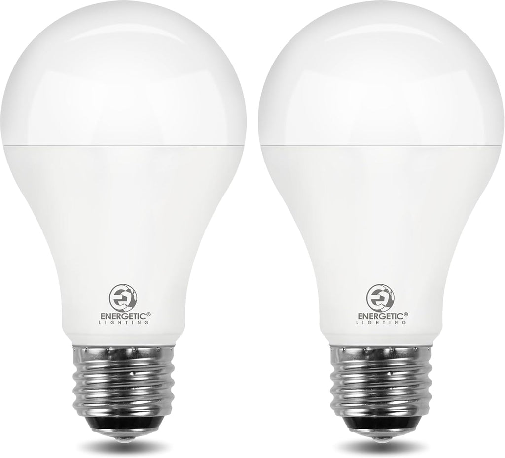 Super Bright 50/100/150W 3-Way A21 LED Light Bulb, 800/1600/2200 Lumens, 2700K Soft White, Non-dimmable, E26 Base, UL