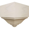 2 3/4"P x 5 5/8"H x 5 1/2"W Solid Hardwood Stain Grade Universal Outside Crown Moulding Block for Profiles
