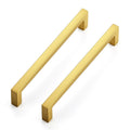 Gold Cabinet Handles Solid Cabinet Pulls, 5 Inch CC, 10 Pack