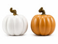 Set of 2 Fall Decorations Resin Decorative Pumpkin Decor 4''
