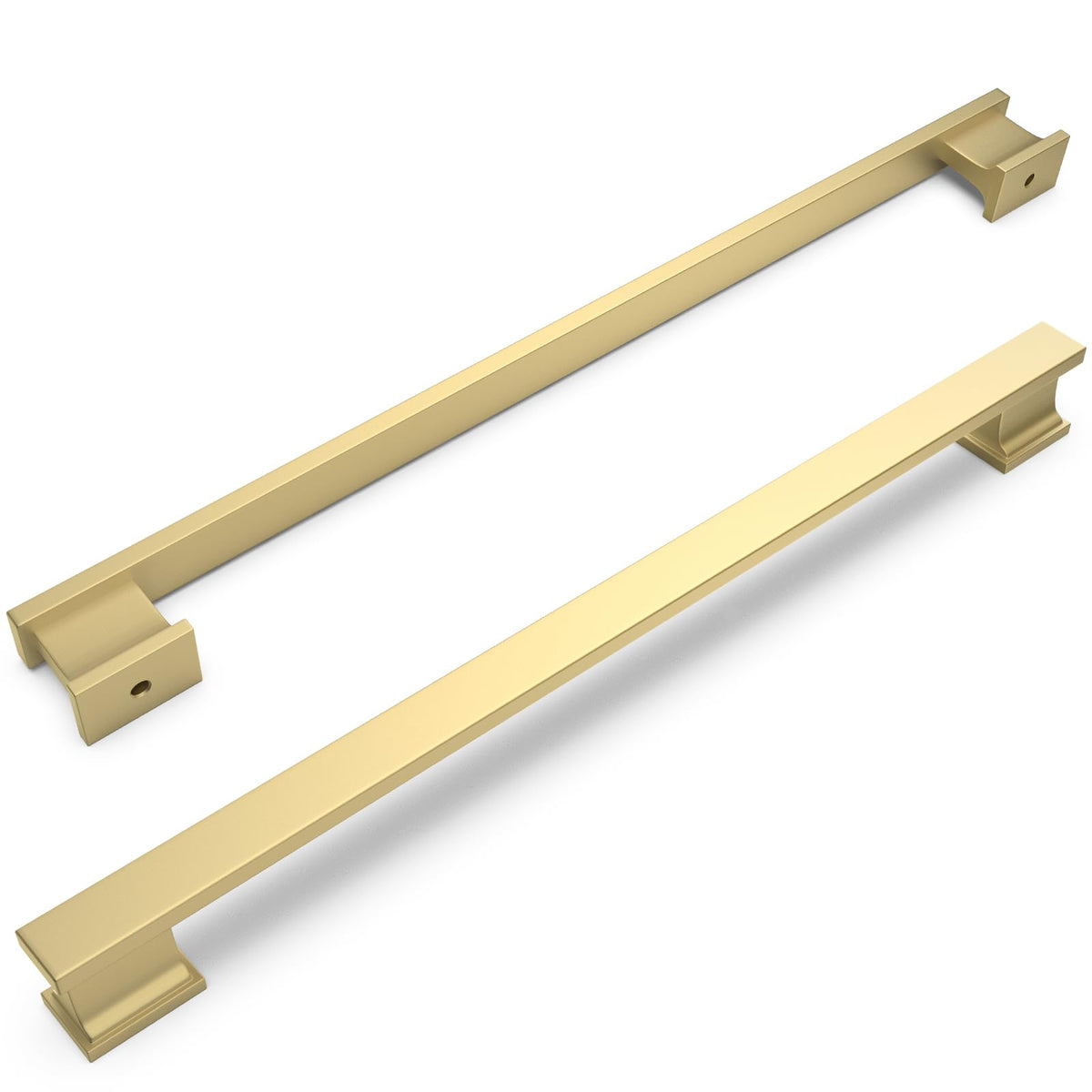 6 Pack 12.6 Inch(320mm) Brushed Gold Cabinet Handles Gold Kitchen Cabinet Pulls Cabinet Door Handles Kitchen Cabinet