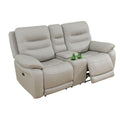 Electric Power Recliner Loveseat Genuine Breathing Leather Recliner Couch 2-Seater, Comfy Wide Lazy Top Grain Leather