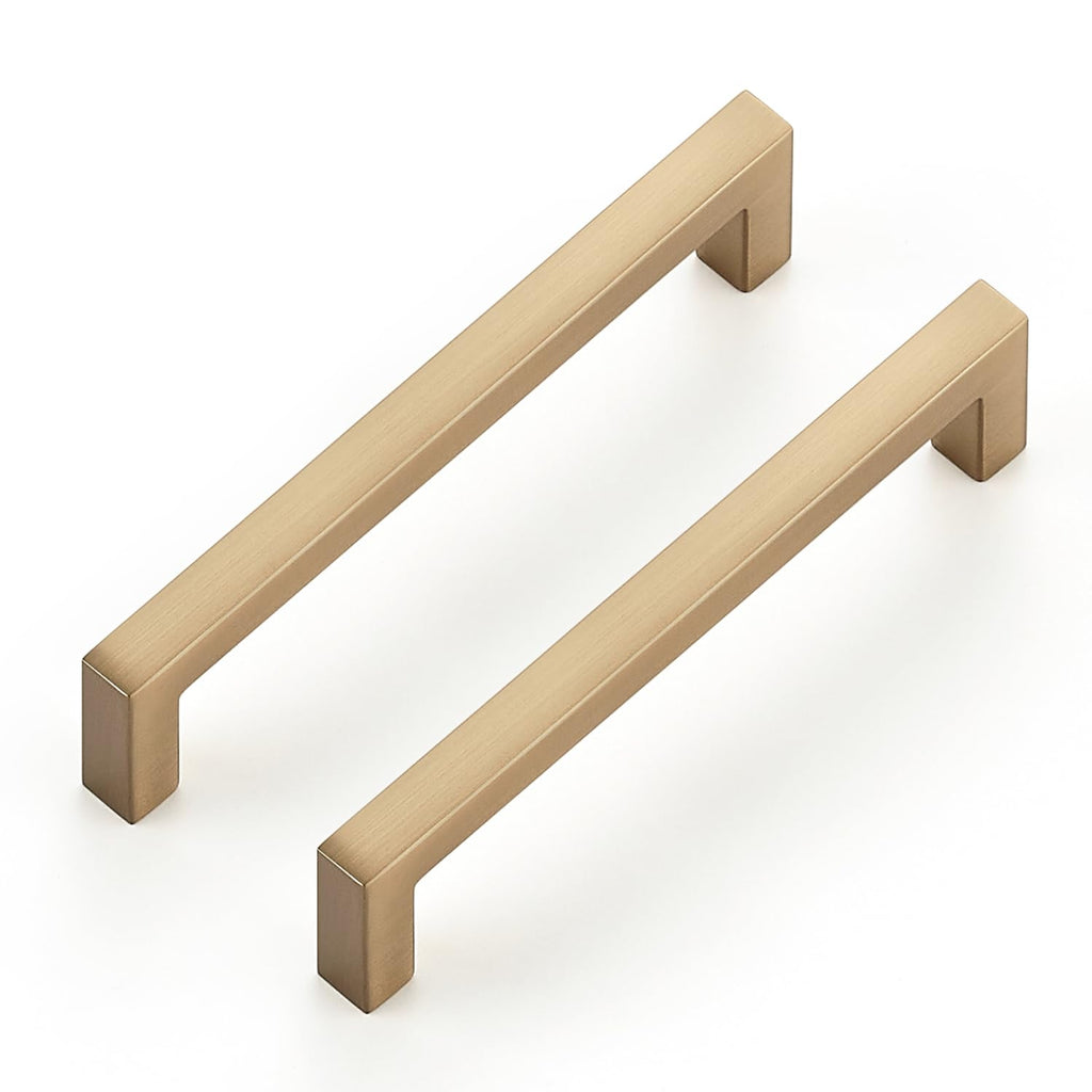 Champagne Bronze Cabinet Handles Drawer Pulls 3-3/4 Inch CC 15 Pack