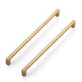 Champagne Bronze Kitchen Square Cabinet Handles 10 Inch 10 Pack
