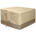 Gas Fire Pit Cover Square, Waterproof 600D, 36"L x 36"W x 24"H