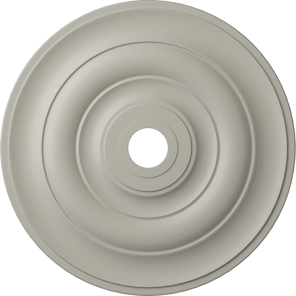 Jefferson Ceiling Medallion, 26 1/2"OD x 3 5/8"ID x 1 1/2"P (Fits Canopies up to 5"), Hand-Painted Brass