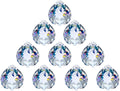 Crystal Ball Prism 40 mm/1.57 Inch Decorative Ball for Chandelier Window Suncatcher 10 Pack Rainbow Maker