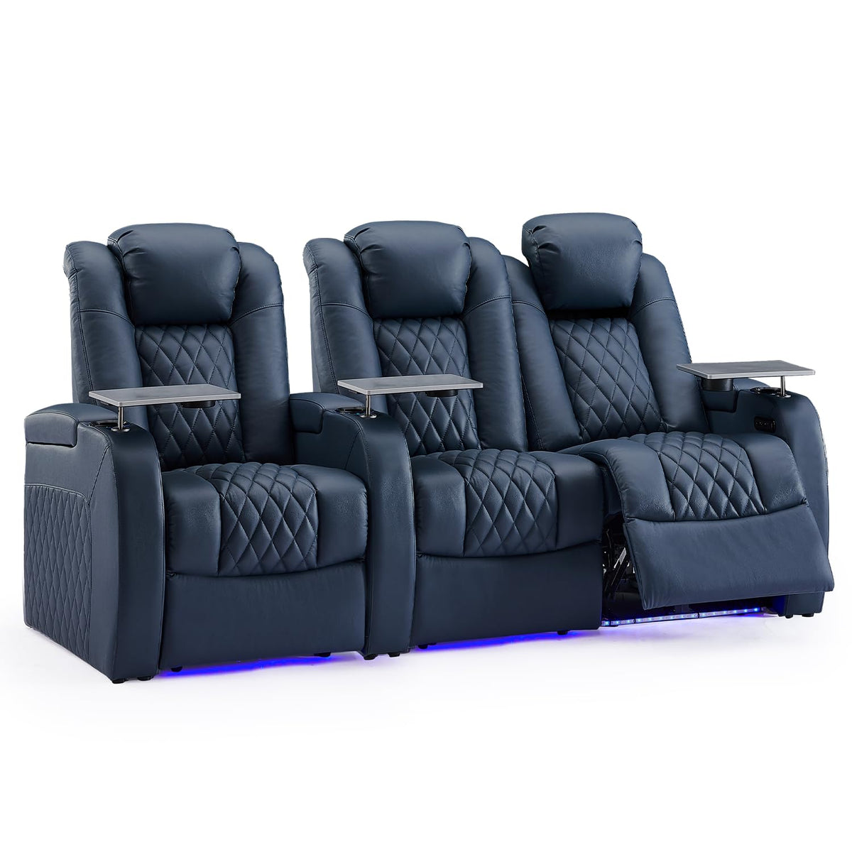 Theater Seating, Top Grain Leather Movie Theater Chair