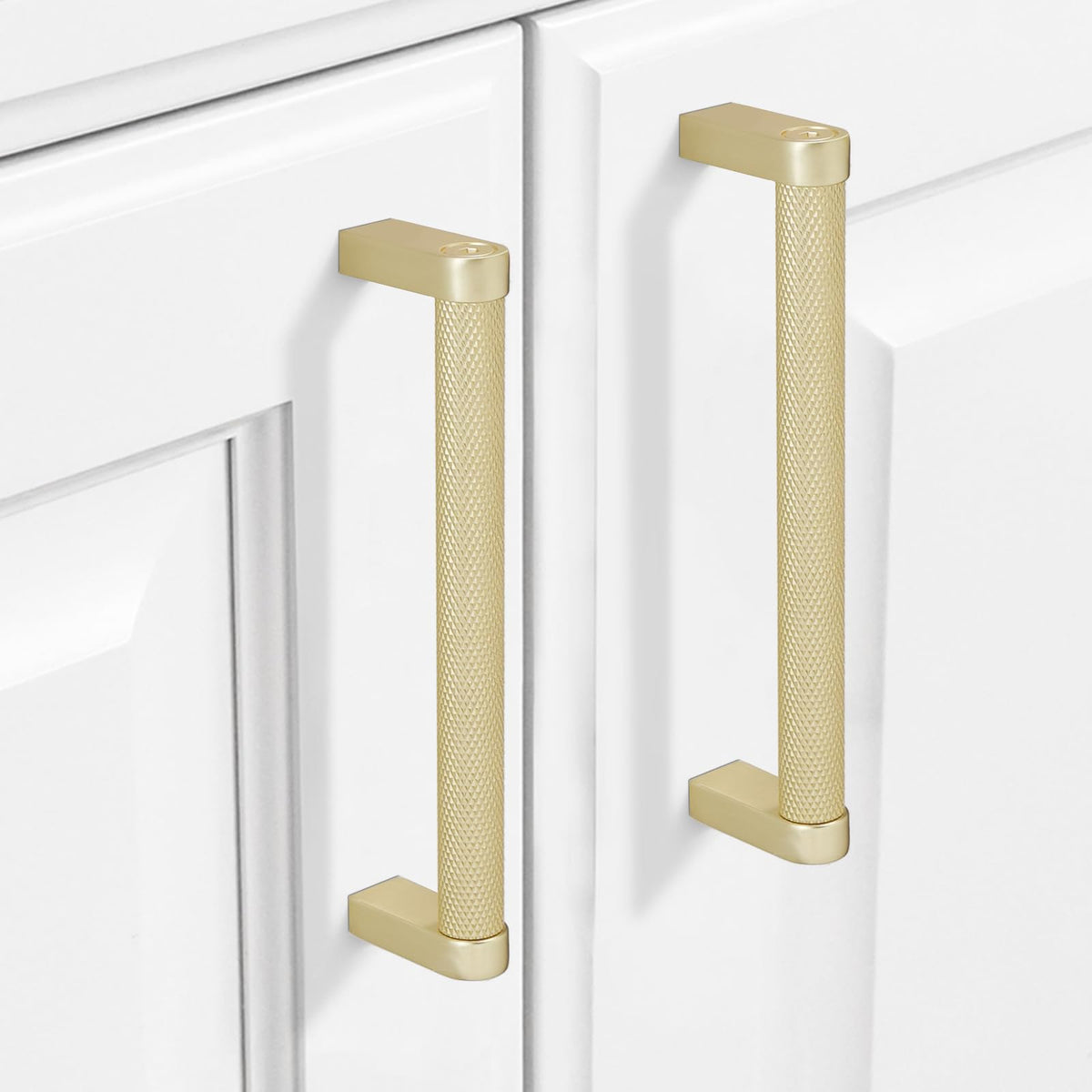 10 Pack 5 Inch Brushed Brass Kitchen Cabinet Handles