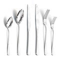 Silverware Set with Steak Knives for 6, 36 Piece Heavy Duty 18/10 Stainless Steel Flatware Set, Mirror Polished