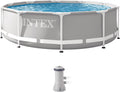 Prism Frame 10ft x 30in Round Above Ground Swimming Pool Set w/Pump | 26701EH - 330 GPH Cartridge Filter Pump