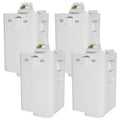 4 Pack H Track Pendant Adapter White, Supports 10 lb Load