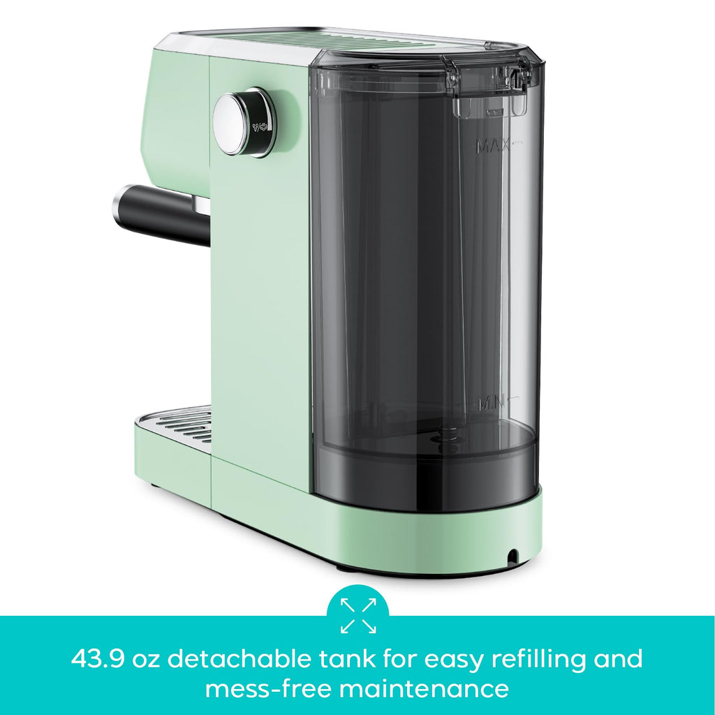 Essential Espresso Machine, Stainless Steel Espresso Maker