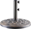 Patio Umbrella Base, Heavy-Duty Resin Outdoor Umbrella Stand, Weather-Resistant Powder Coated Umbrella Holder Pool