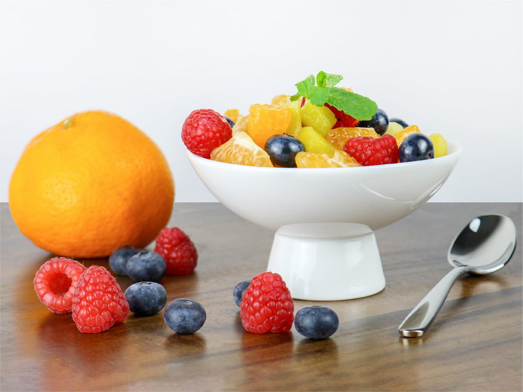 8oz Small Porcelain Footed Bowls, 5" White Pedestal Bowls for Nuts, Desserts, Ice Cream, Creme Brulee and Pudding