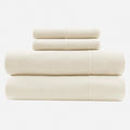 Cotton Blend Jersey Knit Sheet Set Twin XL Size, Cream