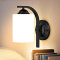 Matte Black Farmhouse Bathroom Wall Sconce, Modern Vanity Light