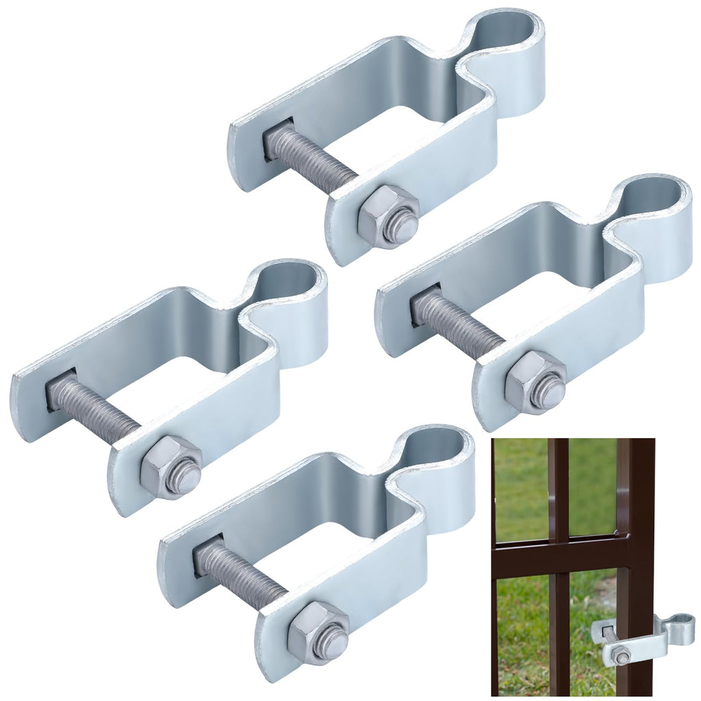 4 Pcs Gate Hinge Female 1-1/2" X 1-1/2", 5/8" Pintle Square