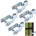 4 Pcs Gate Hinge Female 1-1/2" X 1-1/2", 5/8" Pintle Square