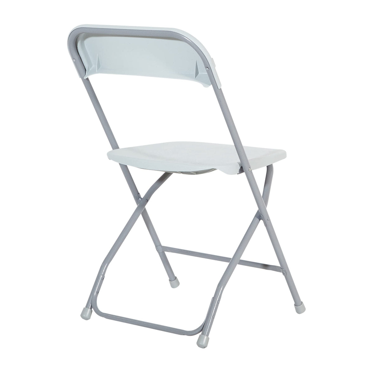 Star Resin 5-Piece Folding Square Table and Chair Set, Light Grey