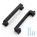 Matte Black Cabinet Pulls, 3-3/4 Inch (96mm), 15 Pack