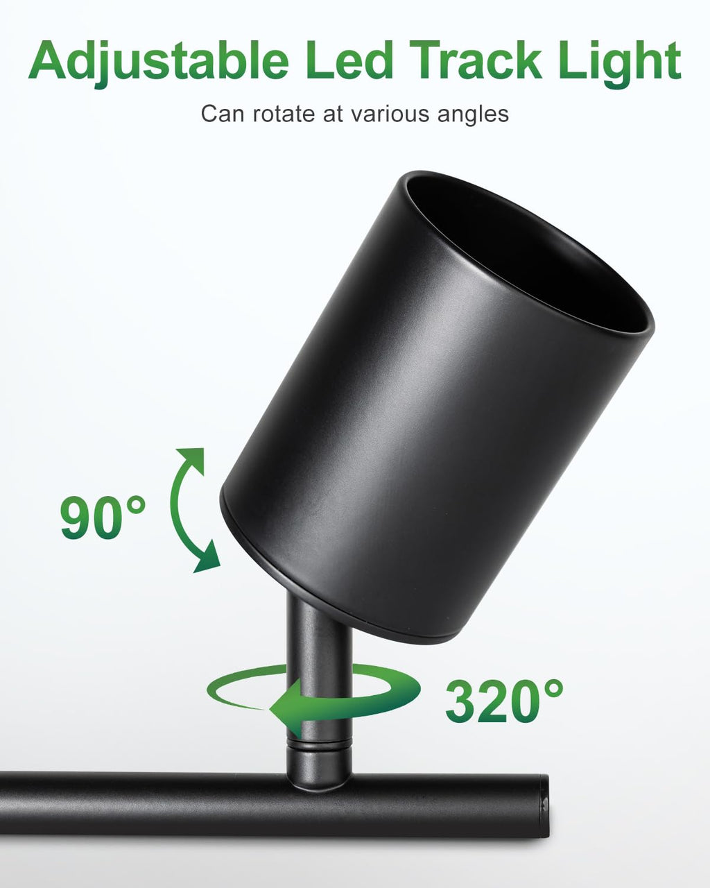 4 Ways Black Track Lighting Fixtures Ceiling Gu10 Bulb Not Included