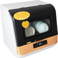 Countertop Mini Dishwasher, Portable 3 Washing Programs Dish Cleaner, Air-Dry Function Compact Dishwashing