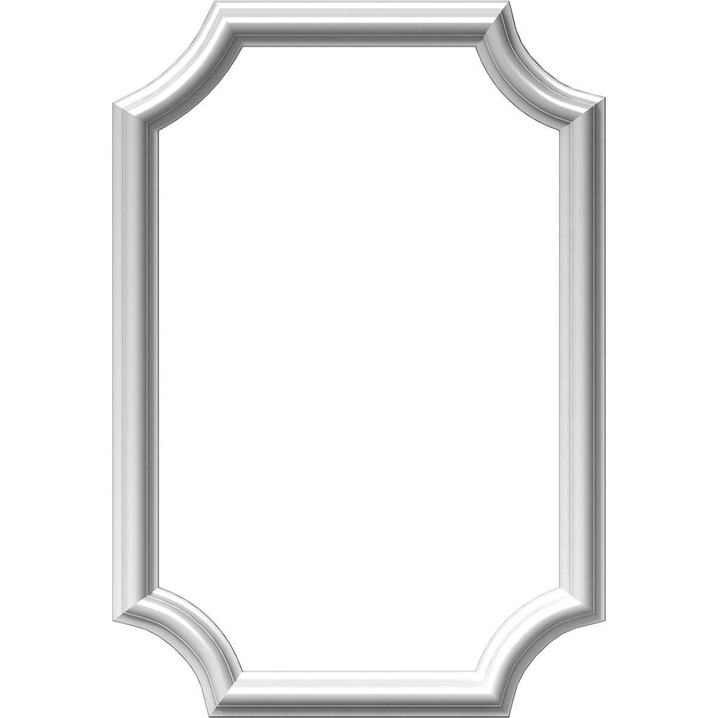 02 16"W x 24"H x 1/2"P Ashford Molded Scalloped Wainscot Wall Panel