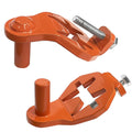 T-Post Gate Hinge Pins - Heavy Duty Gate Hanger, Hang a gate from a Metal T Post, Steel Gate Hinges Target Hanger for